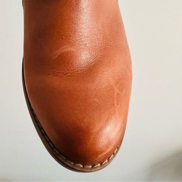 Pikolinos Llanes Brandy Zip Calfskin Leather Ankle Boots Cognac Brown 8.5 9 - Picture 6 of 12